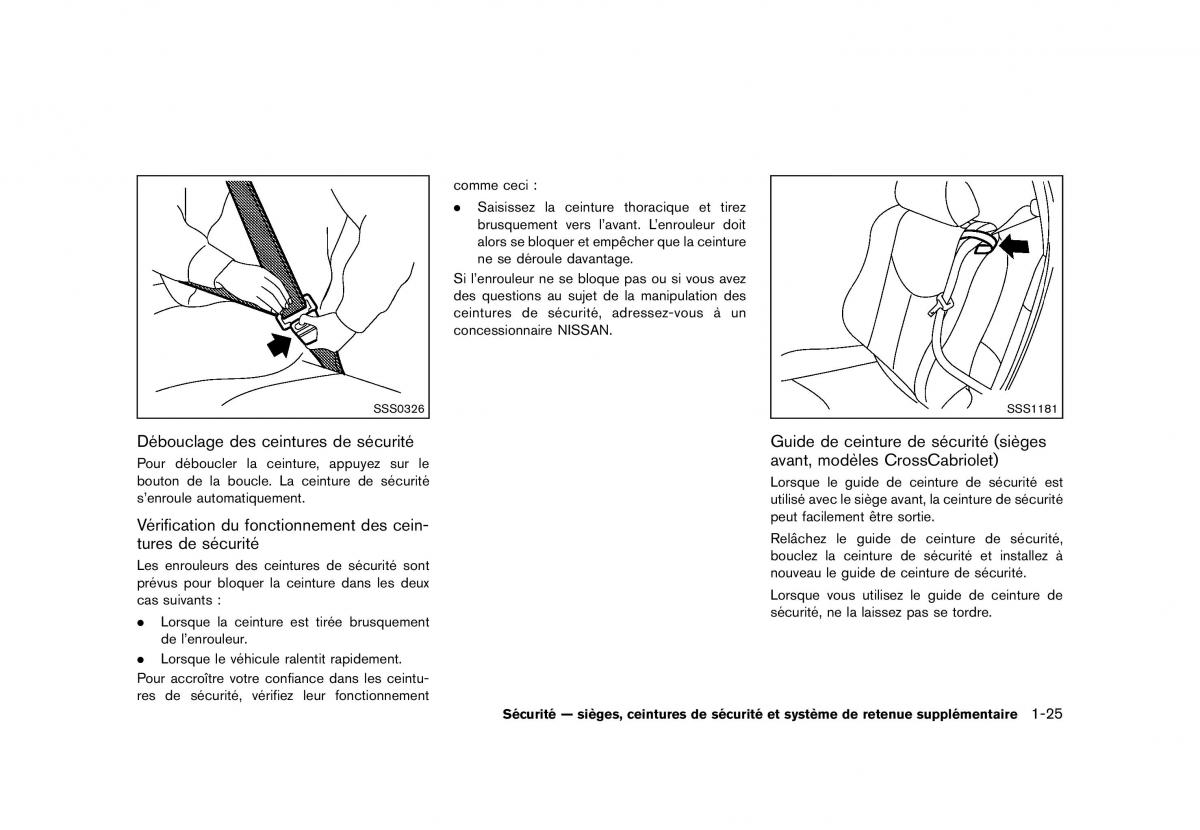 Nissan Murano Z51 manuel du proprietaire / page 49