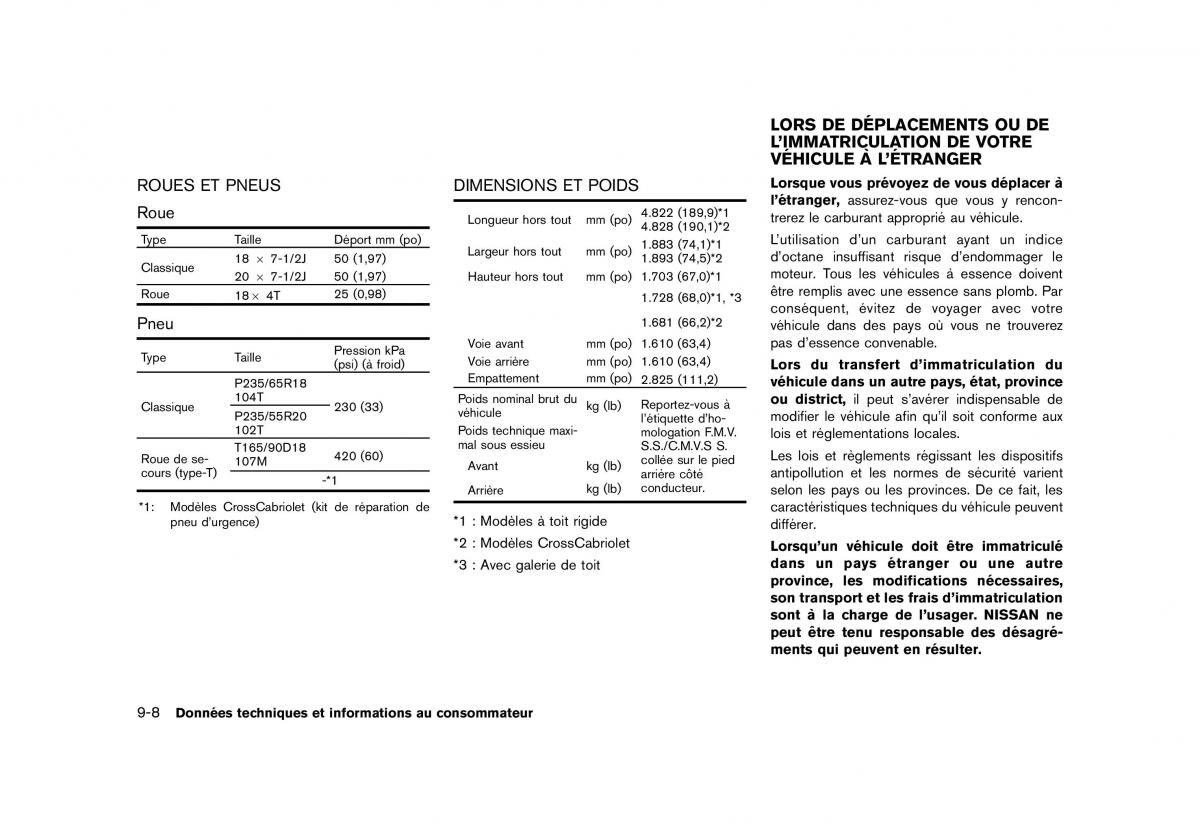 Nissan Murano Z51 manuel du proprietaire / page 504