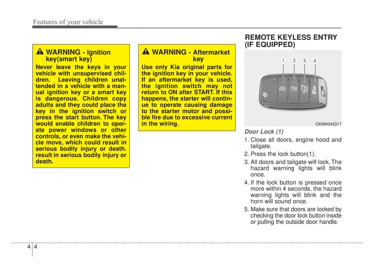 KIA Sportage IV owners manual / page 89