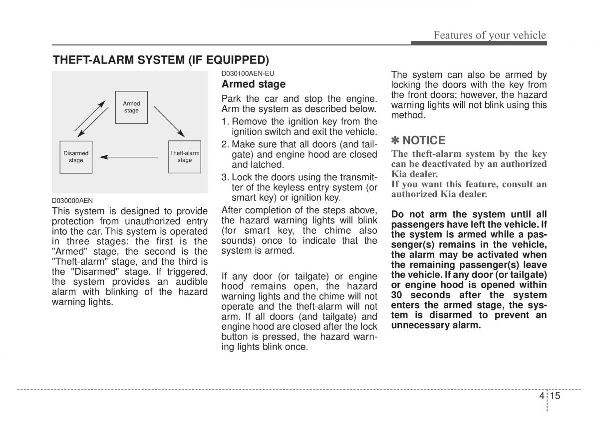 KIA Sportage IV owners manual / page 100