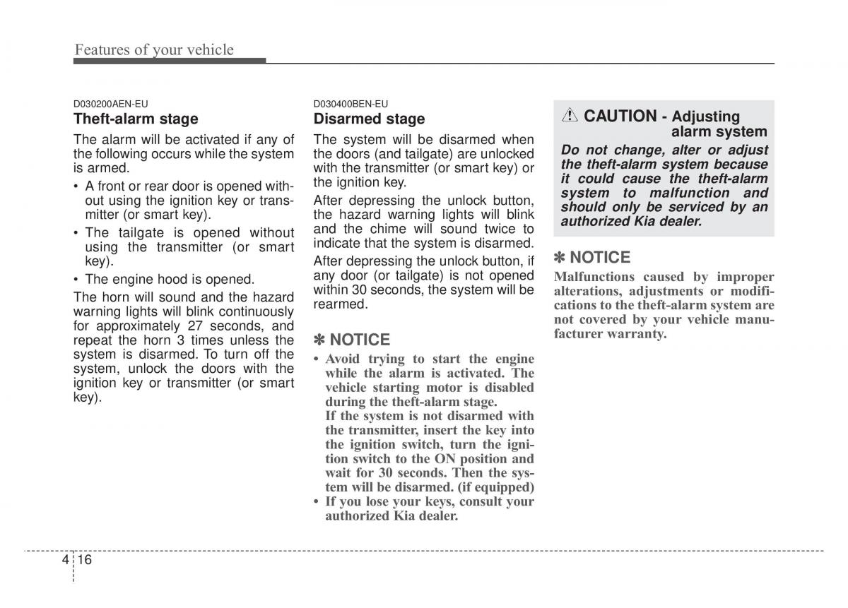 KIA Sportage IV owners manual / page 101