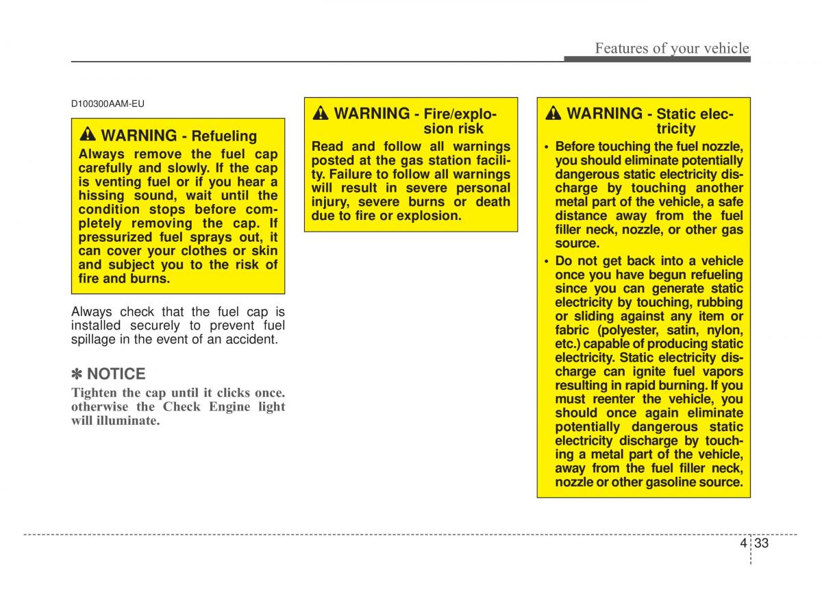 KIA Sportage IV owners manual / page 118