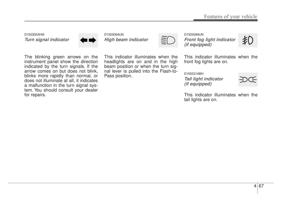 KIA Sportage IV owners manual / page 152