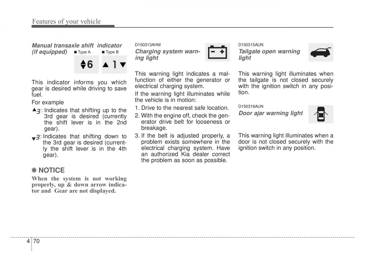 KIA Sportage IV owners manual / page 155