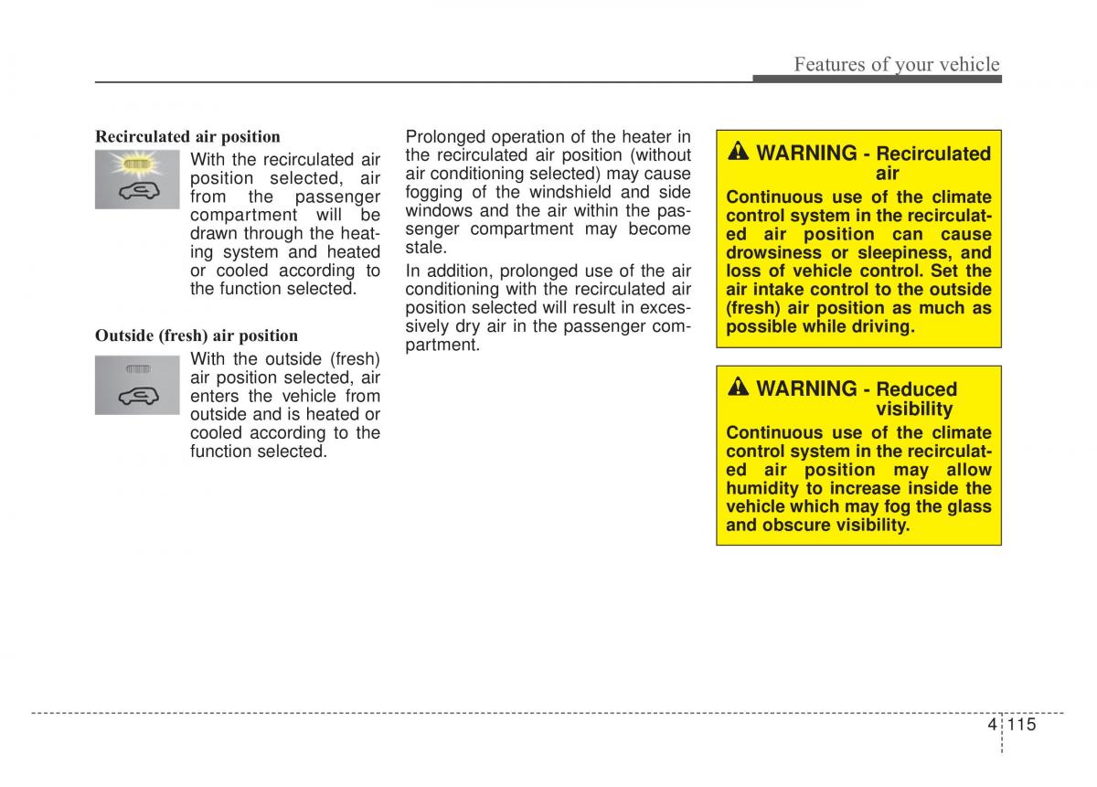 KIA Sportage IV owners manual / page 200