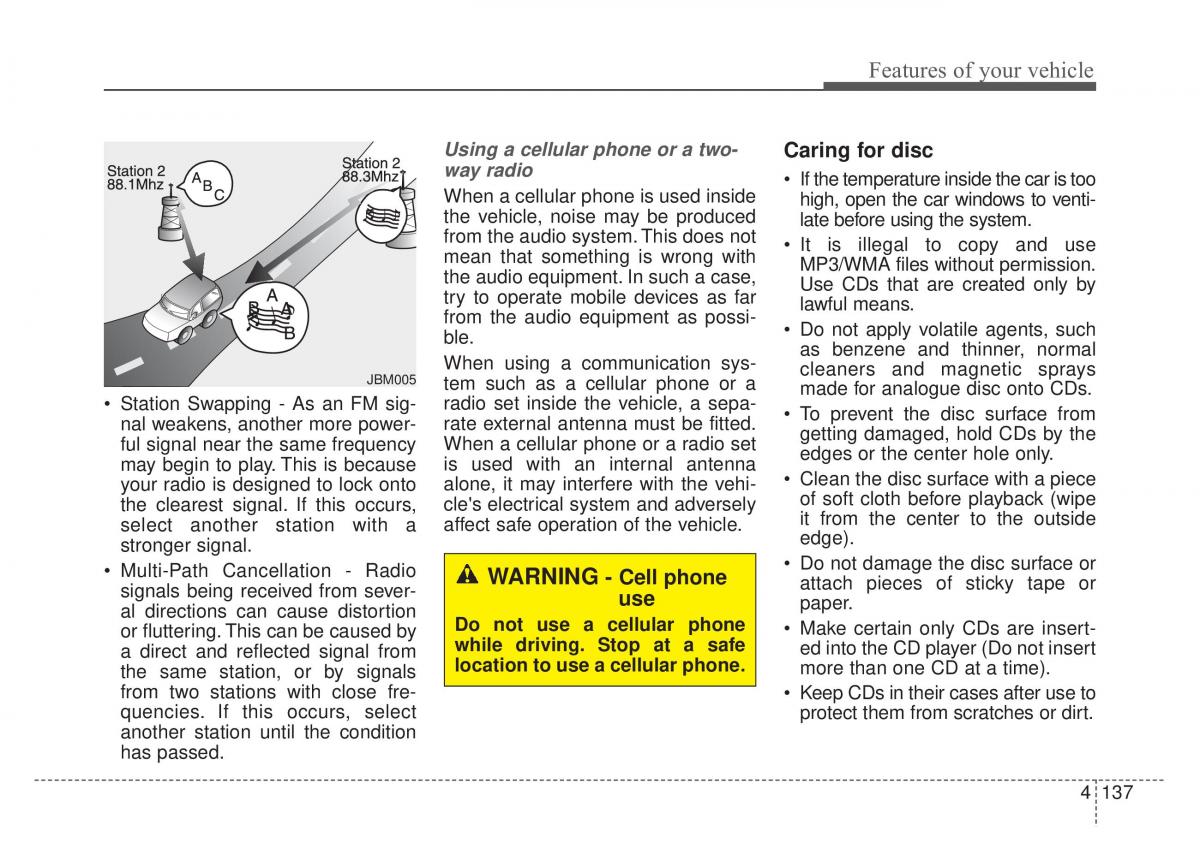 KIA Sportage IV owners manual / page 222