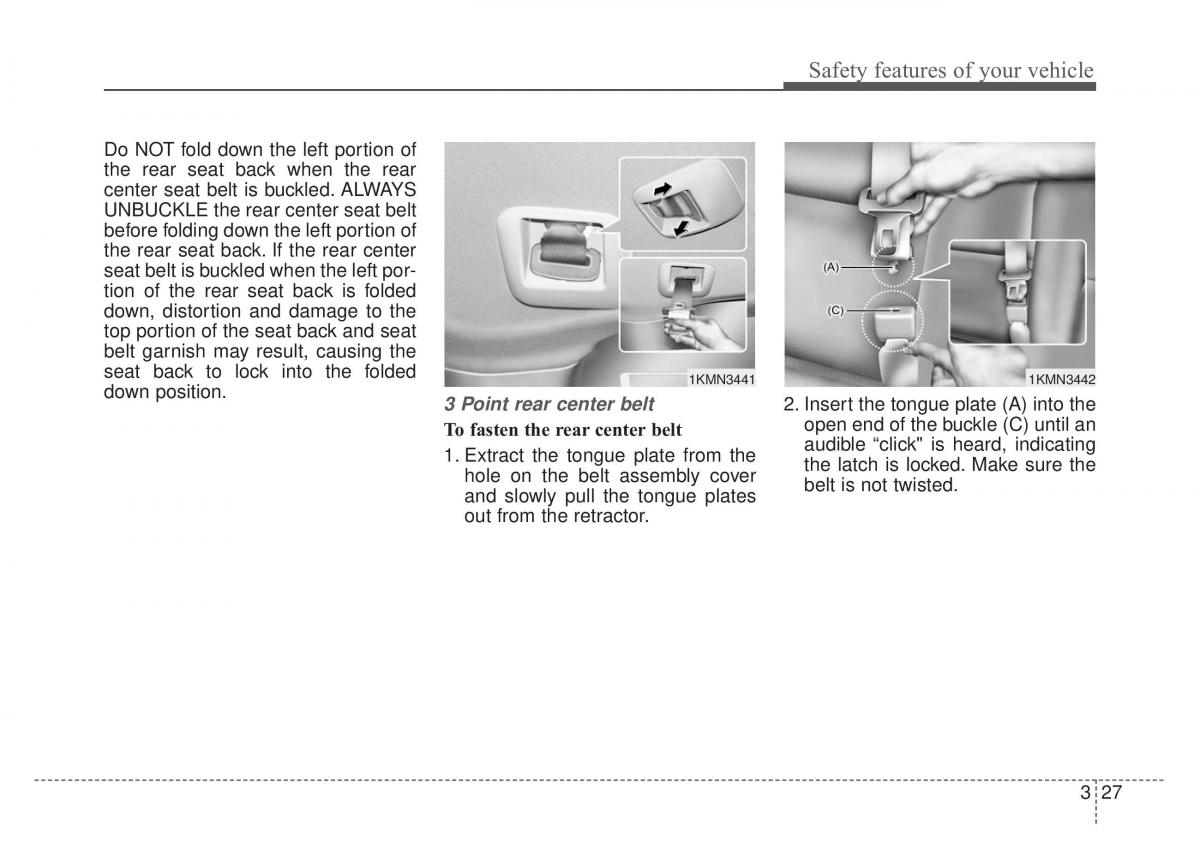 KIA Sportage IV owners manual / page 43