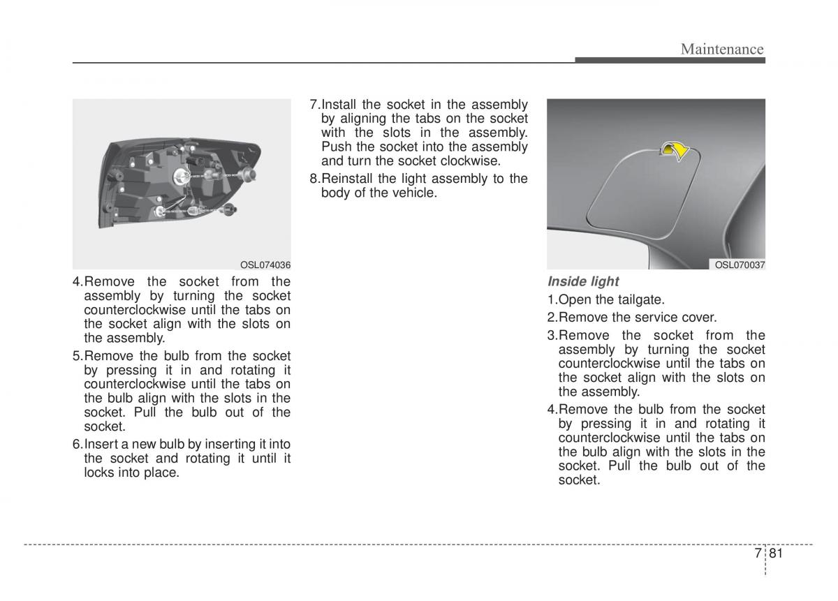 KIA Sportage IV owners manual / page 518