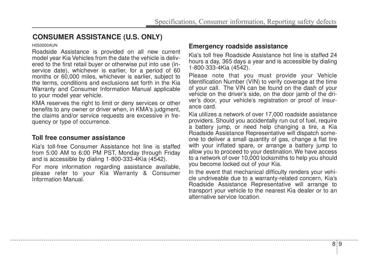 KIA Sportage IV owners manual / page 541