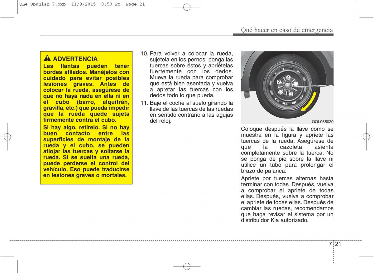 KIA Sportage IV manual del propietario / page 565