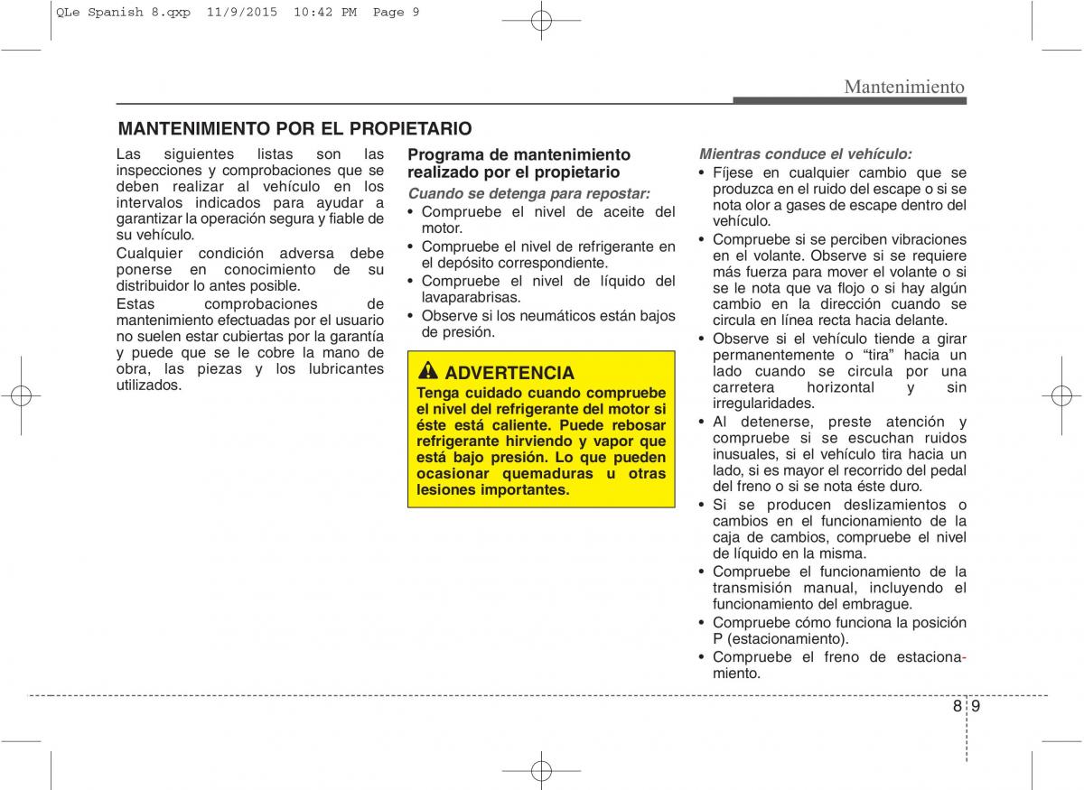 KIA Sportage IV manual del propietario / page 592