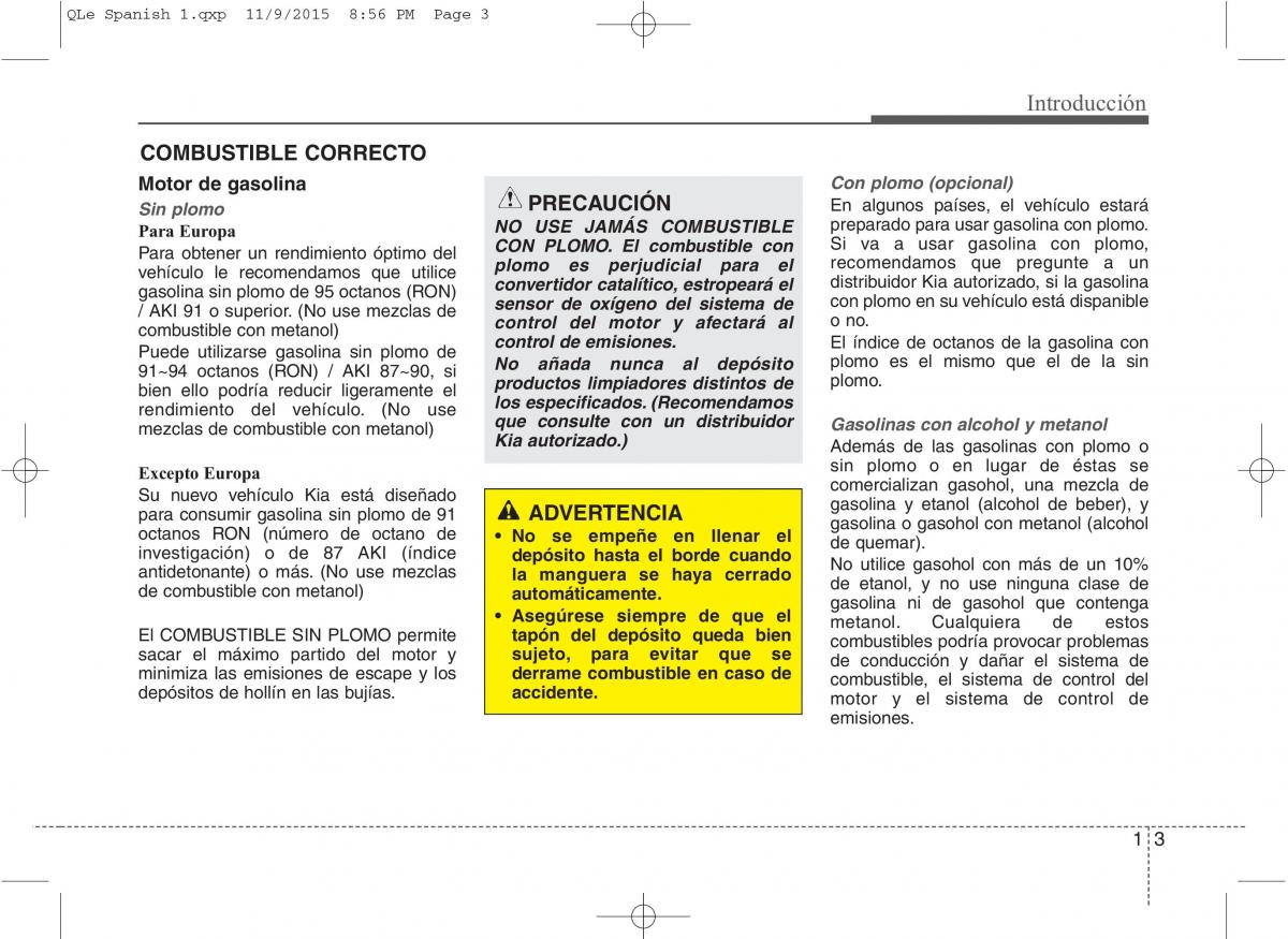 KIA Sportage IV manual del propietario / page 6