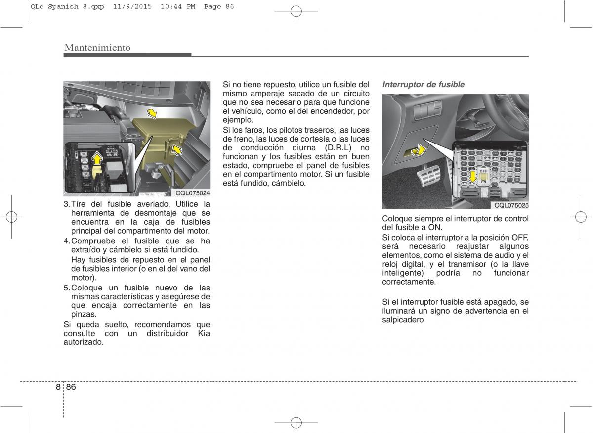 KIA Sportage IV manual del propietario / page 669