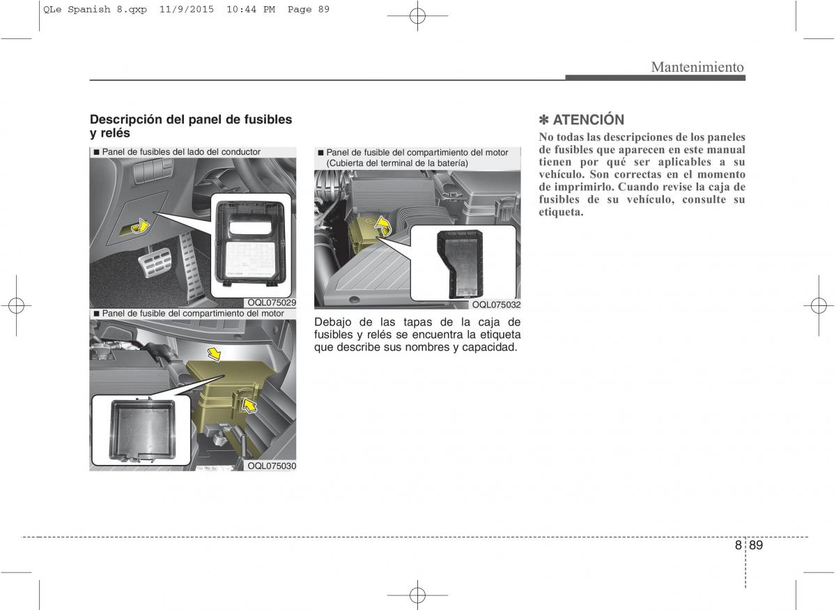 KIA Sportage IV manual del propietario / page 672