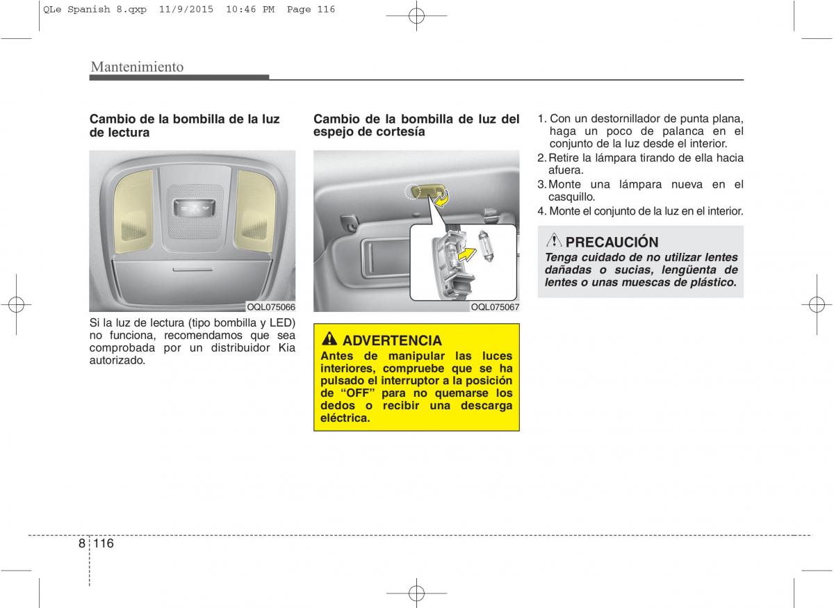 KIA Sportage IV manual del propietario / page 699