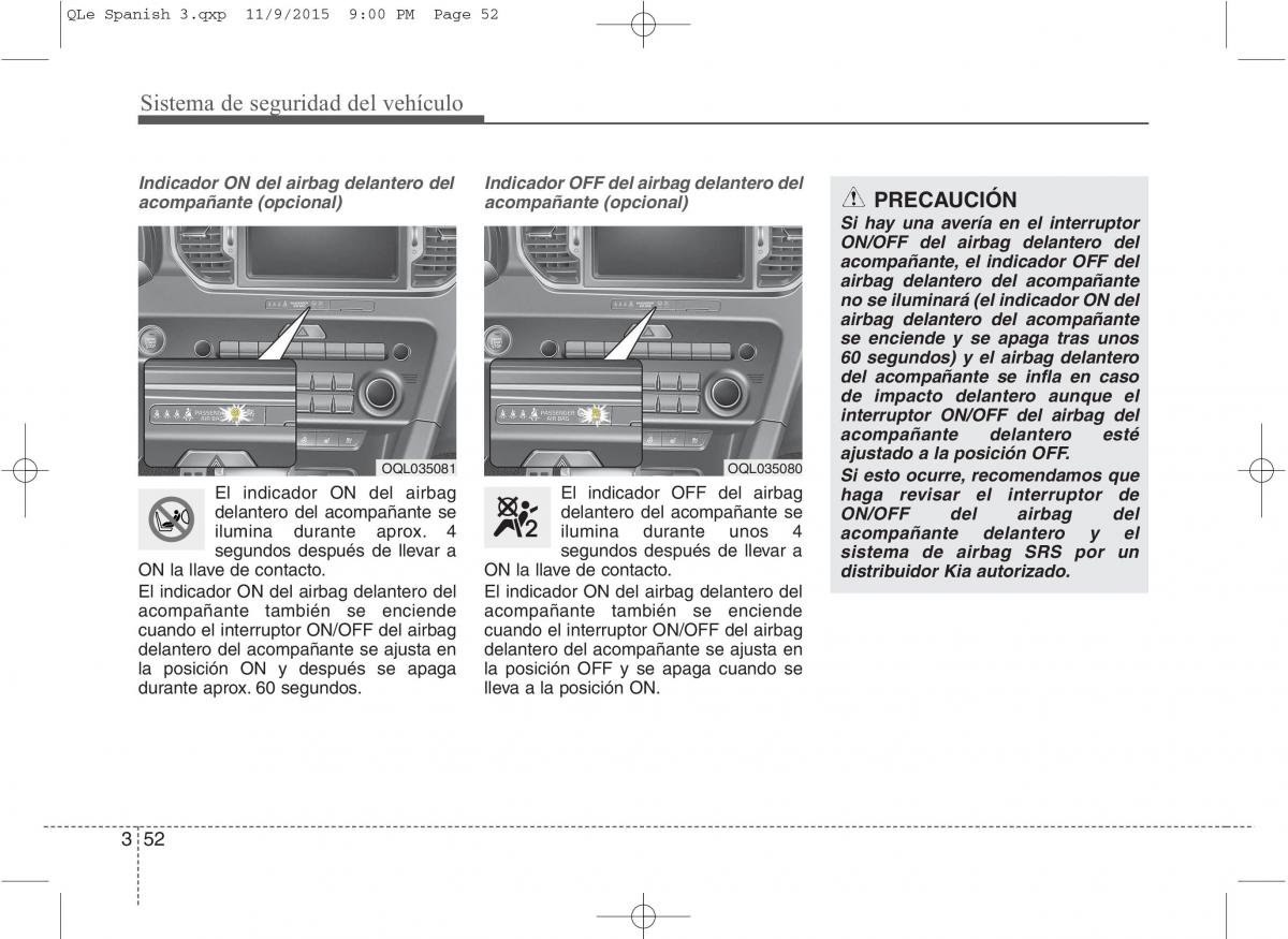 KIA Sportage IV manual del propietario / page 70