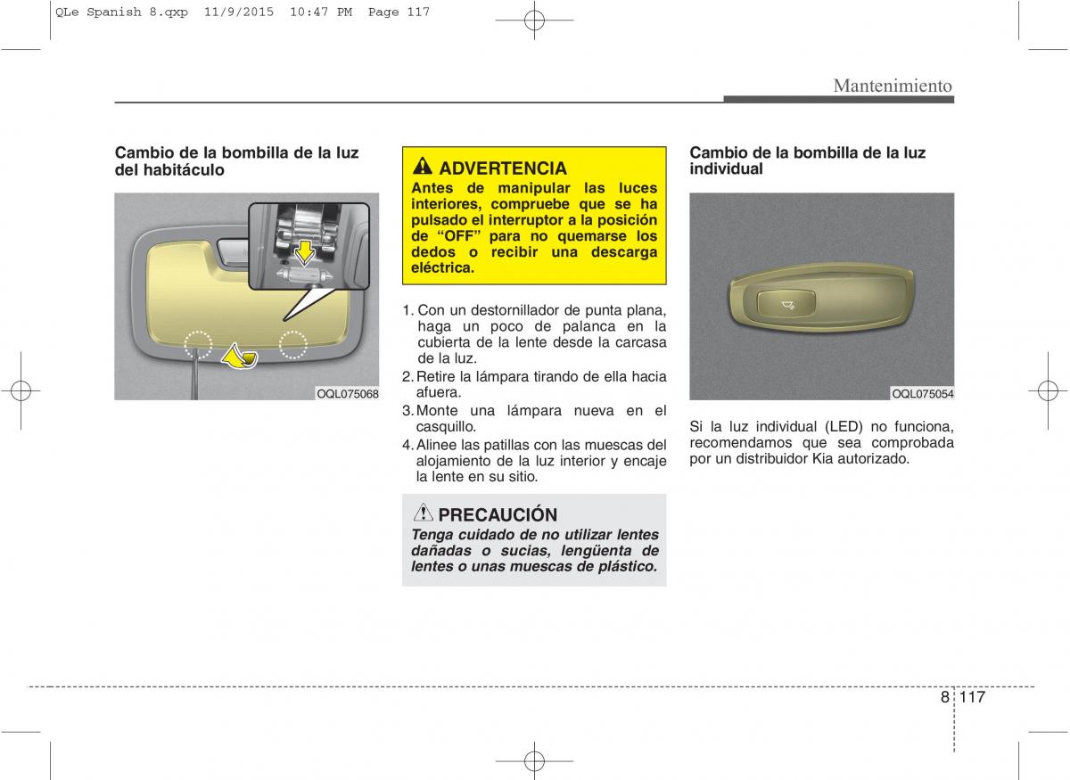 KIA Sportage IV manual del propietario / page 700