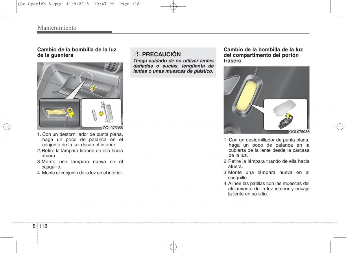 KIA Sportage IV manual del propietario / page 701