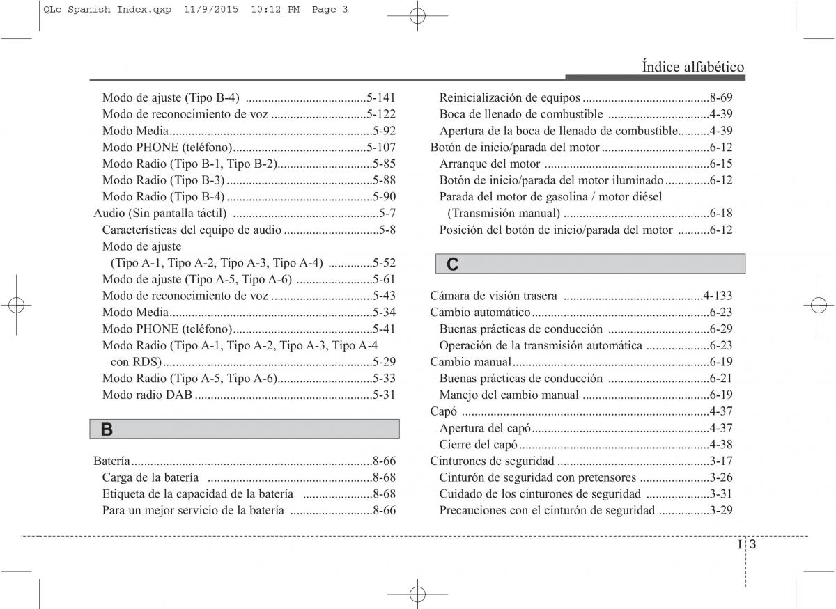 KIA Sportage IV manual del propietario / page 736