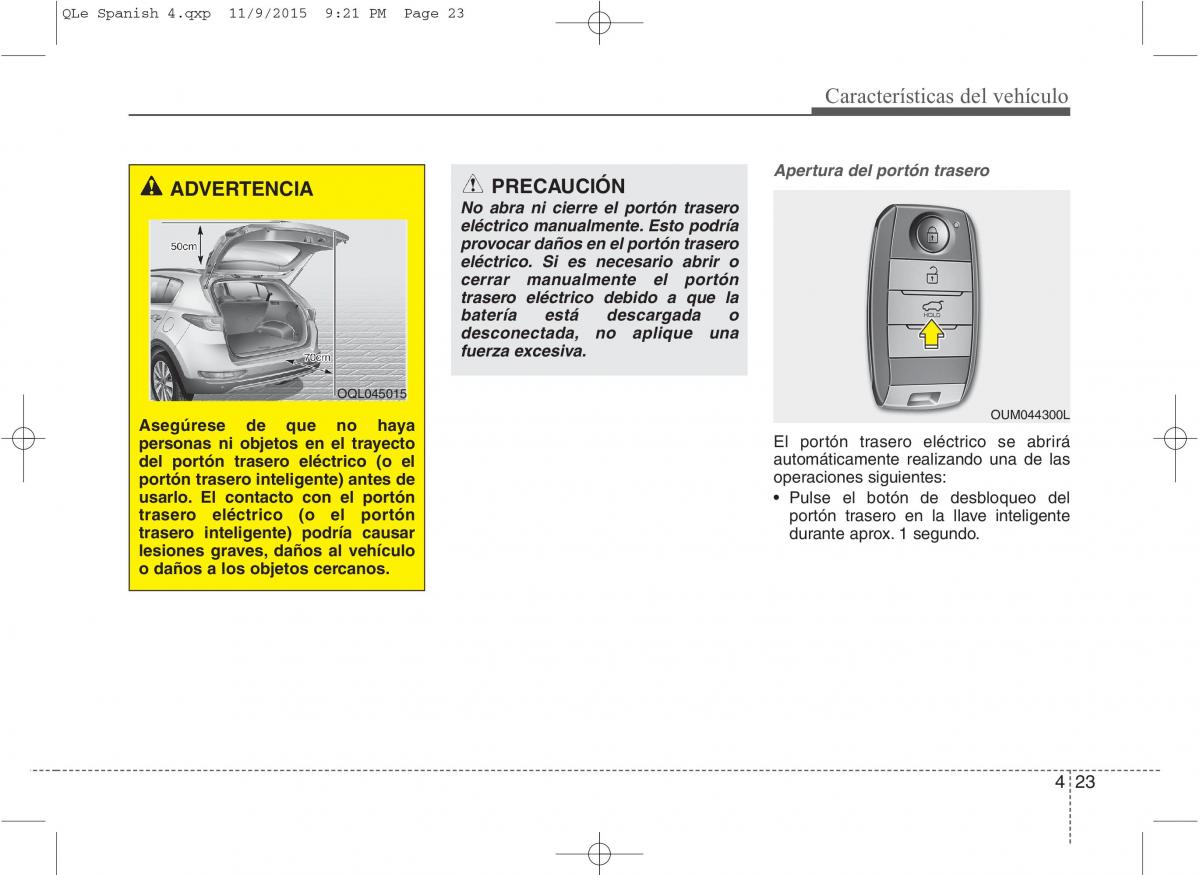 KIA Sportage IV manual del propietario / page 770