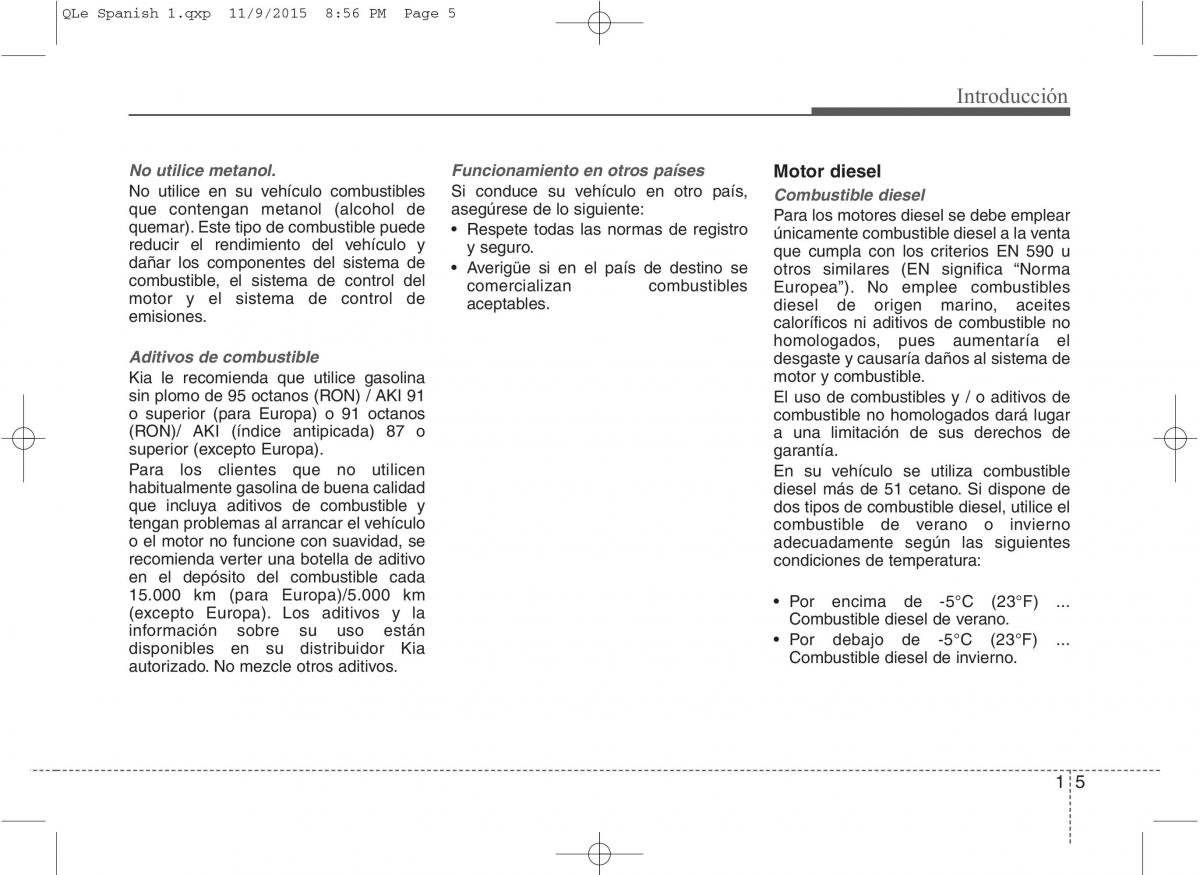 KIA Sportage IV manual del propietario / page 8