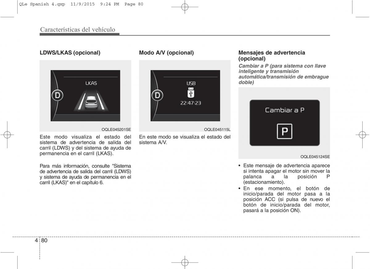 KIA Sportage IV manual del propietario / page 827