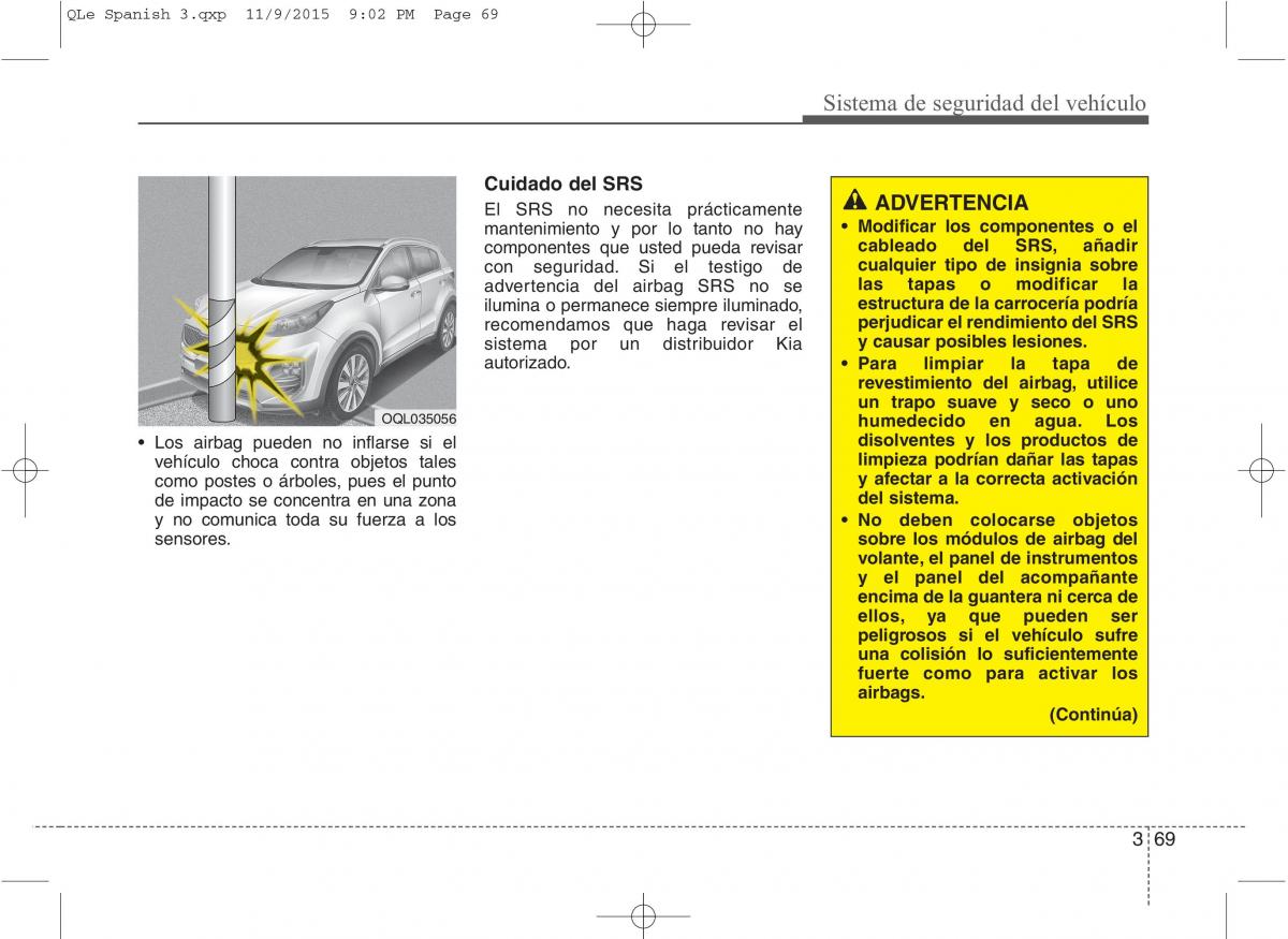 KIA Sportage IV manual del propietario / page 87