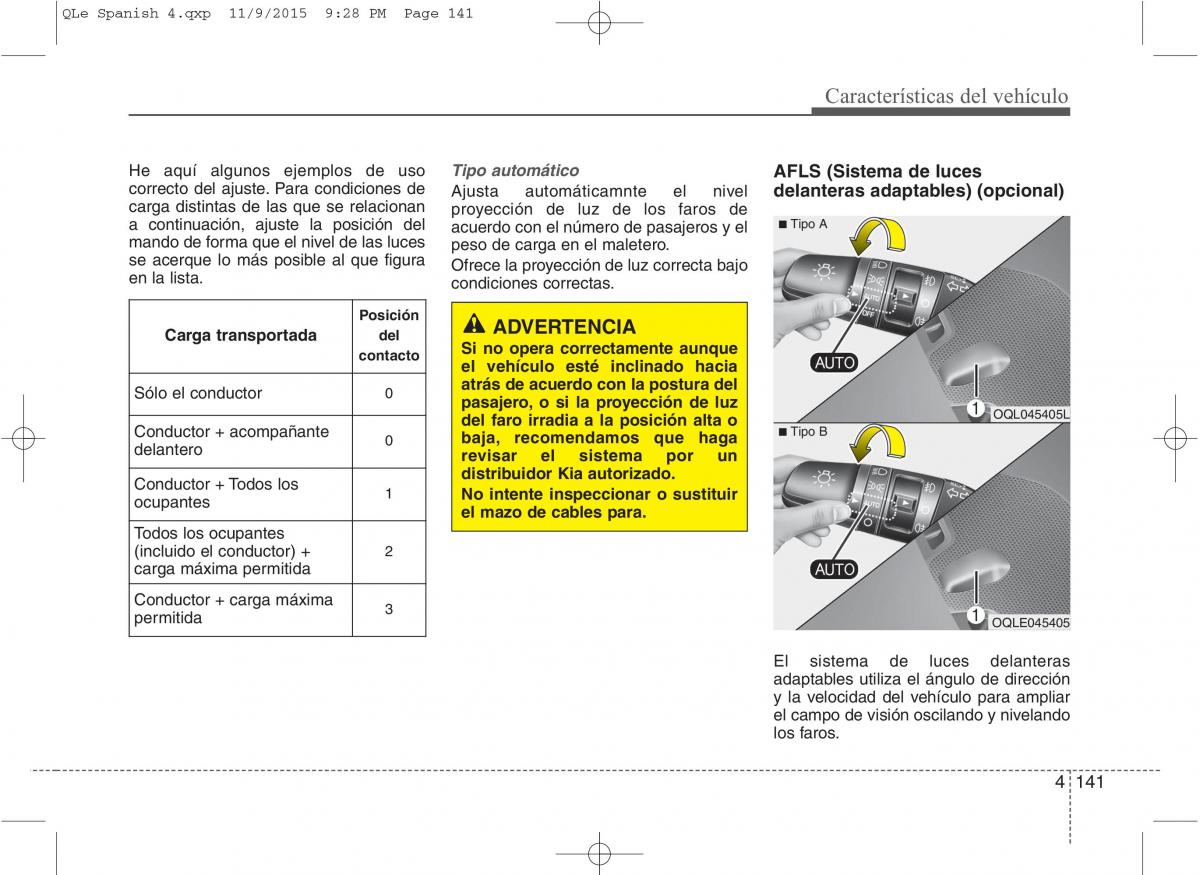 KIA Sportage IV manual del propietario / page 888