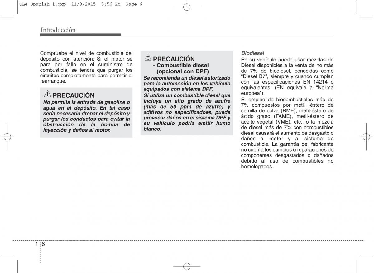 KIA Sportage IV manual del propietario / page 9