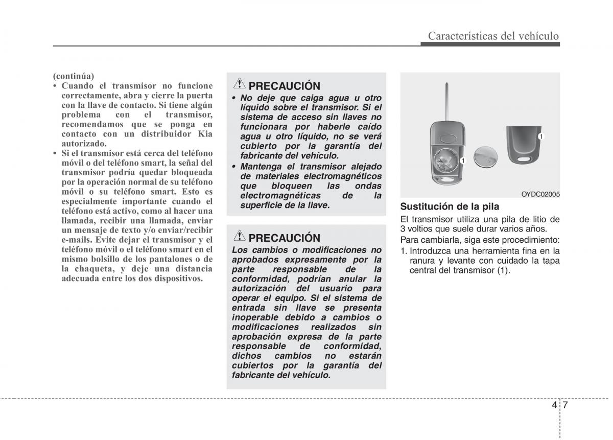 KIA Sportage IV manual del propietario / page 96