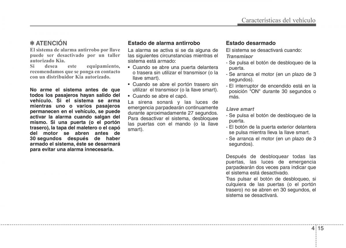 KIA Sportage IV manual del propietario / page 104