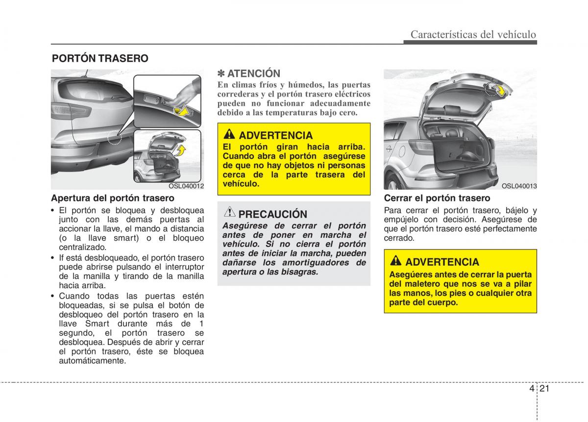 KIA Sportage IV manual del propietario / page 110