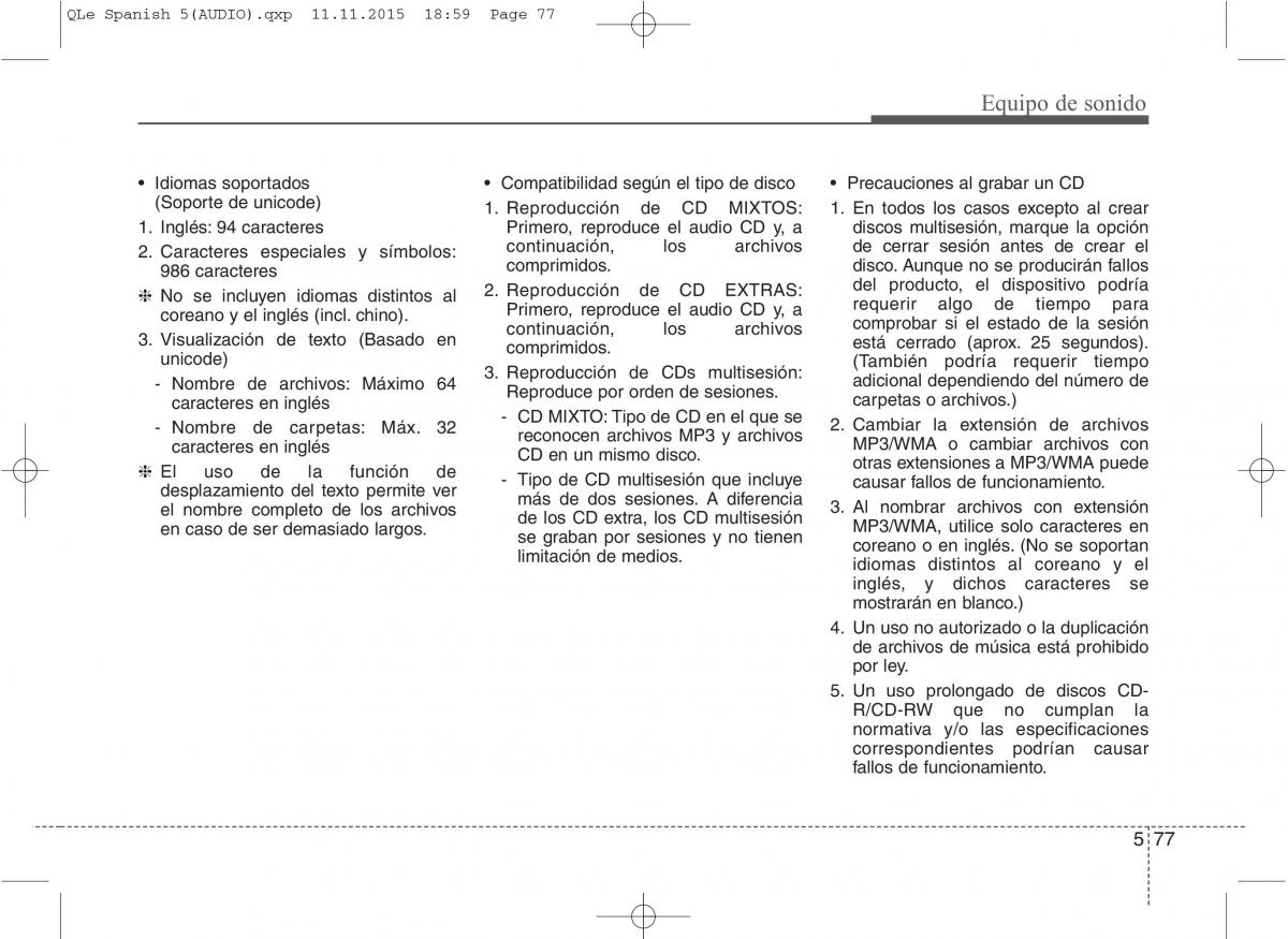 KIA Sportage IV manual del propietario / page 1179