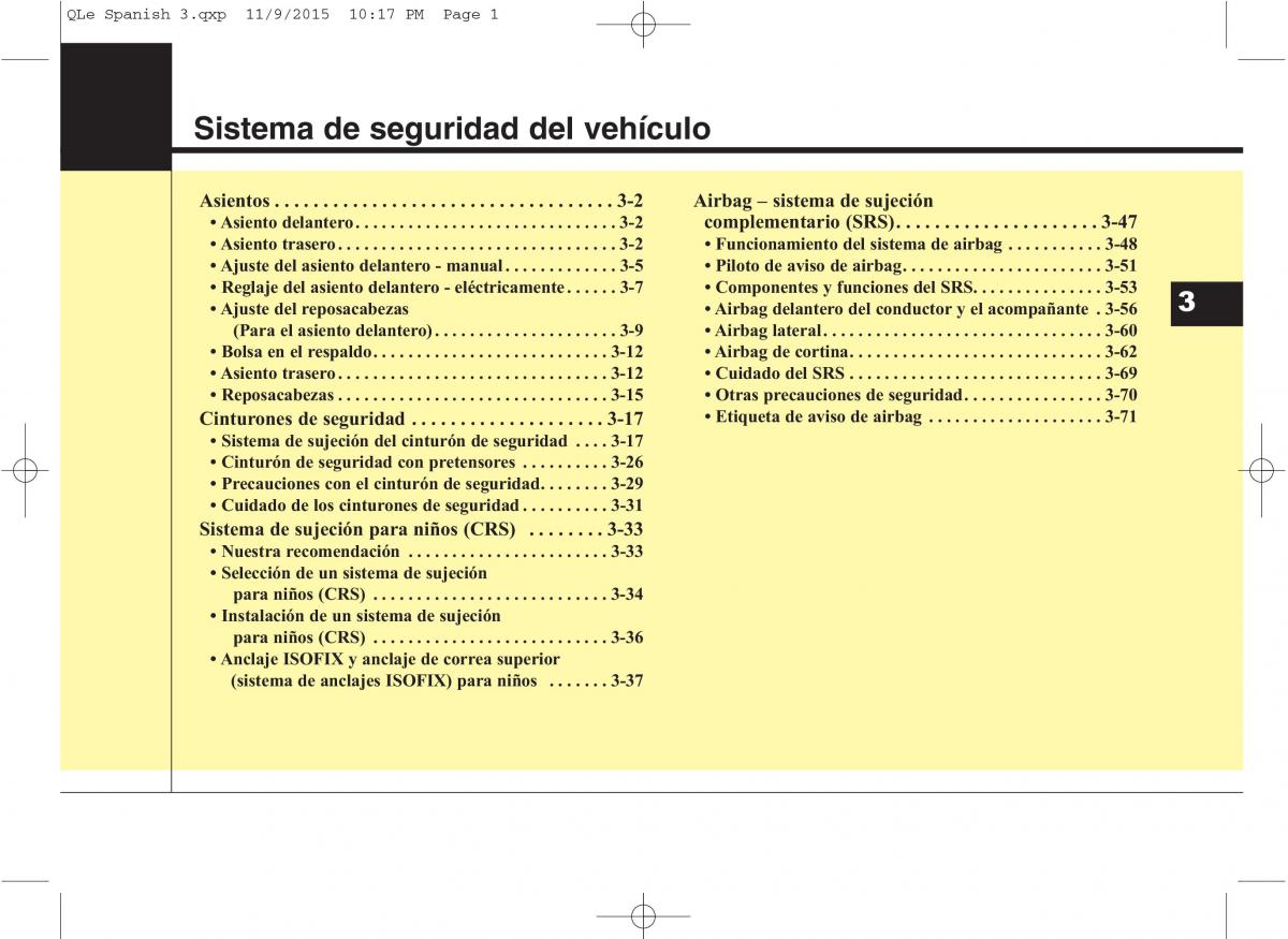 KIA Sportage IV manual del propietario / page 19