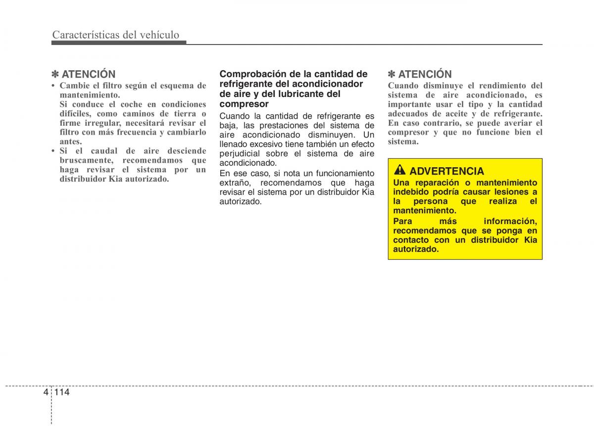 KIA Sportage IV manual del propietario / page 203