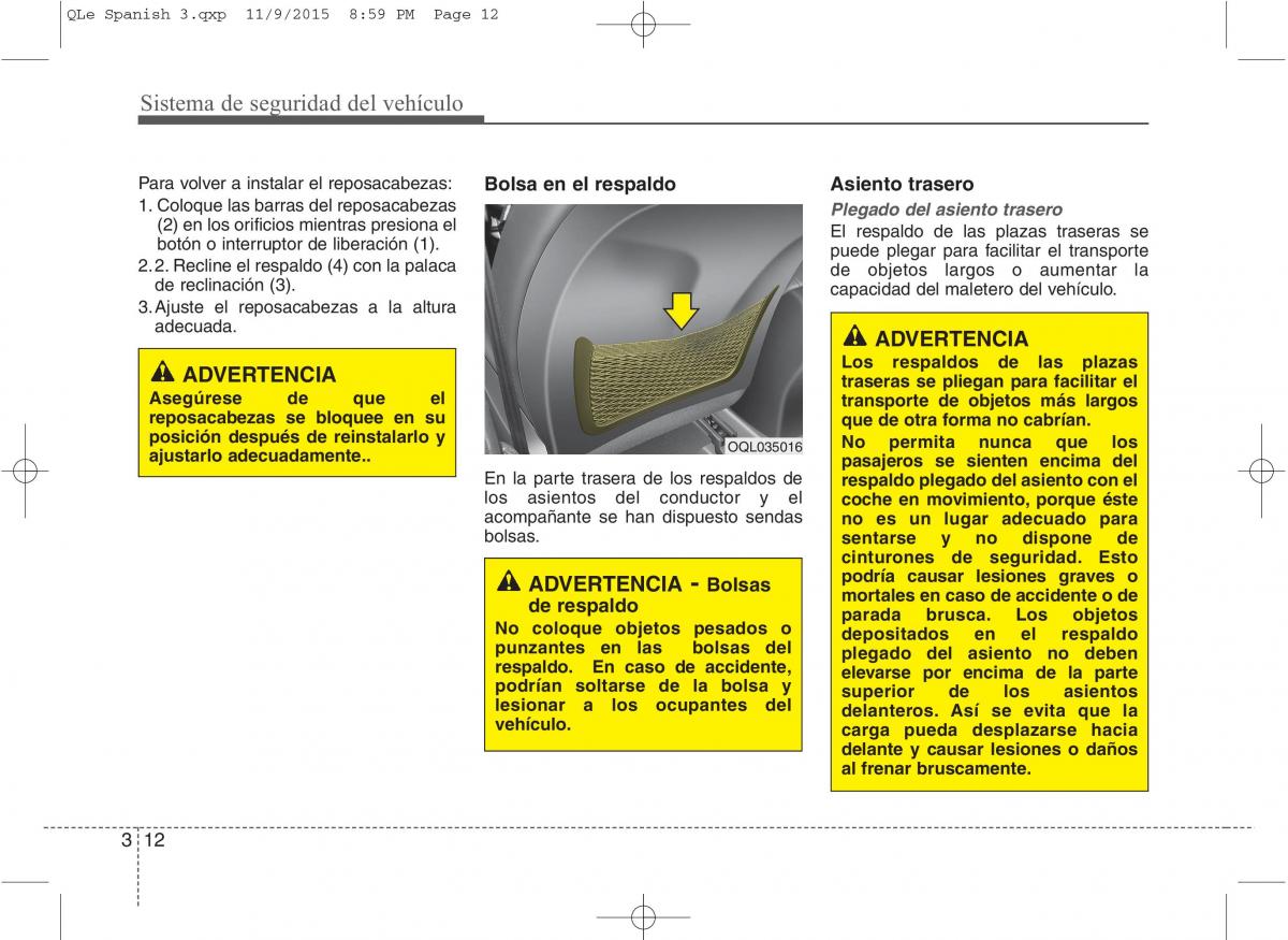 KIA Sportage IV manual del propietario / page 30