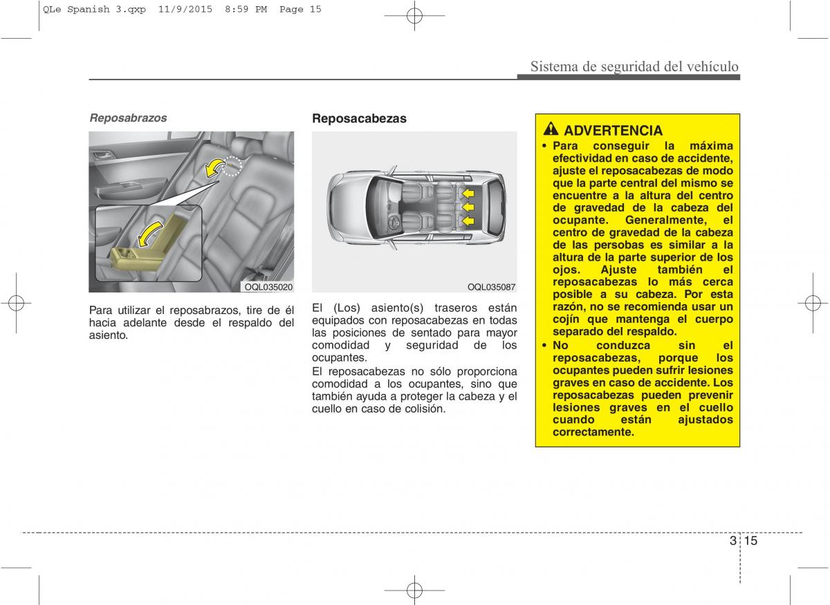 KIA Sportage IV manual del propietario / page 33