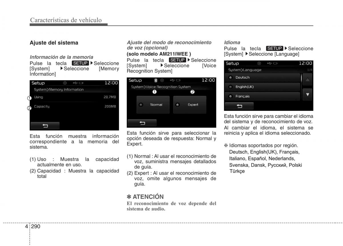 KIA Sportage IV manual del propietario / page 379