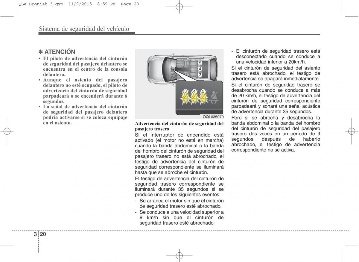 KIA Sportage IV manual del propietario / page 38