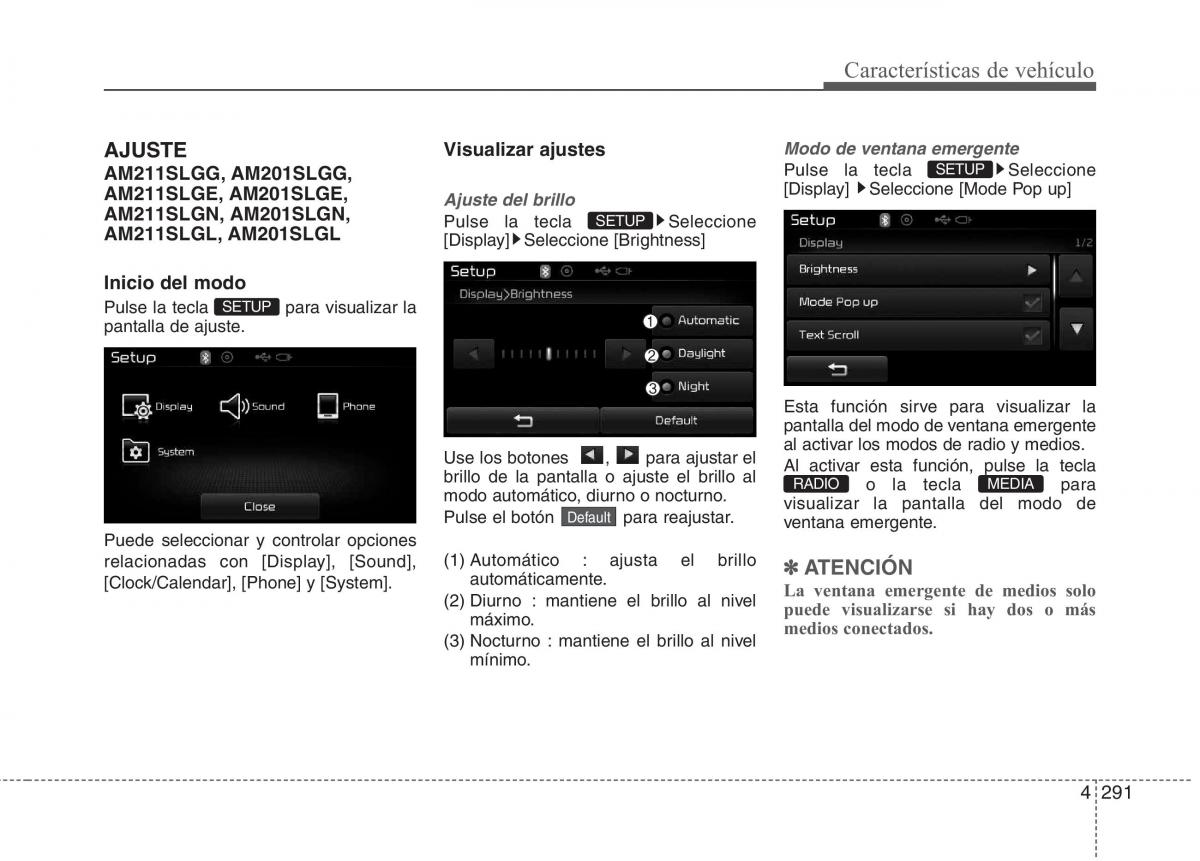 KIA Sportage IV manual del propietario / page 380