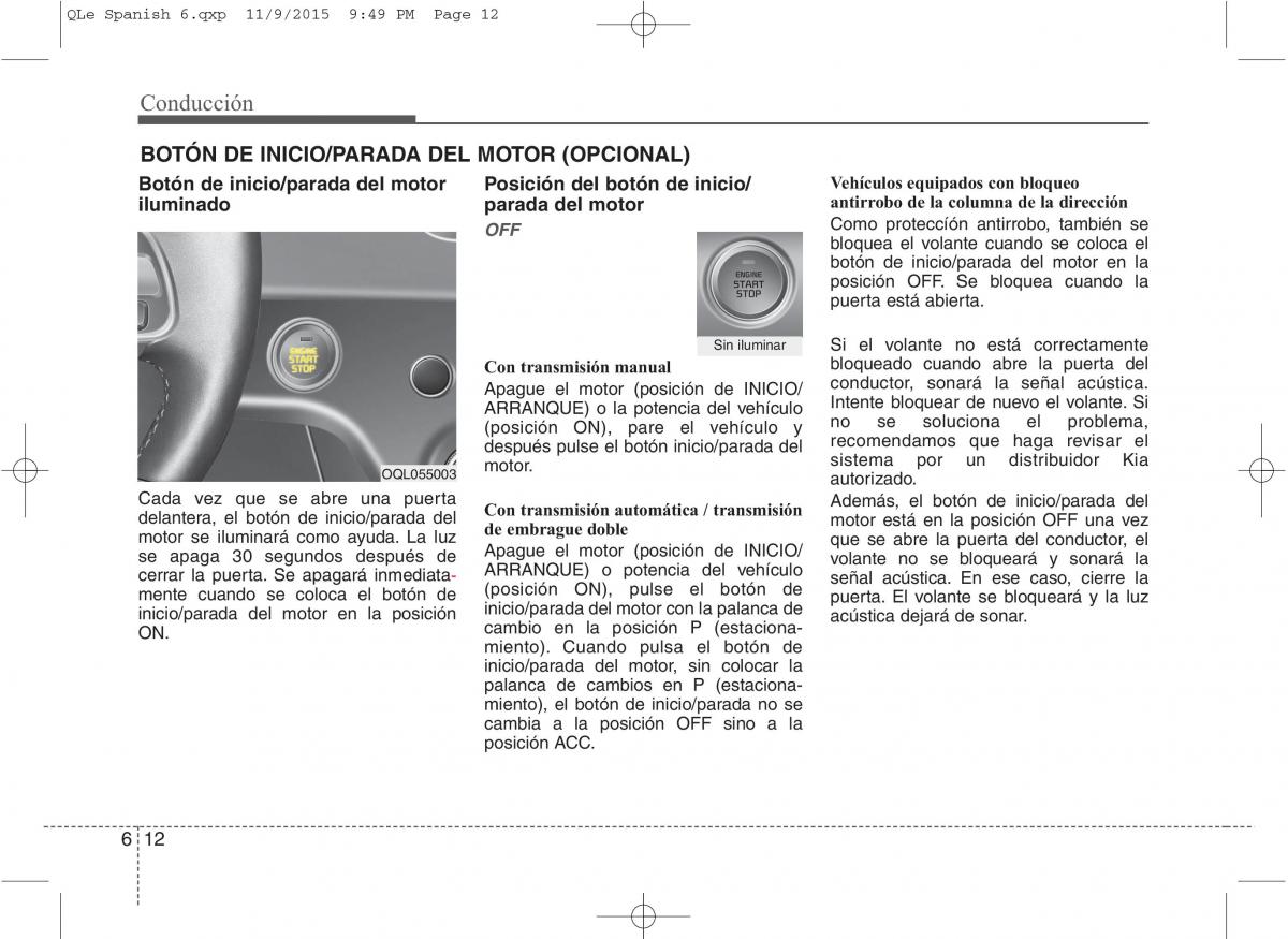 KIA Sportage IV manual del propietario / page 401