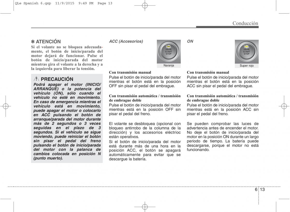 KIA Sportage IV manual del propietario / page 402