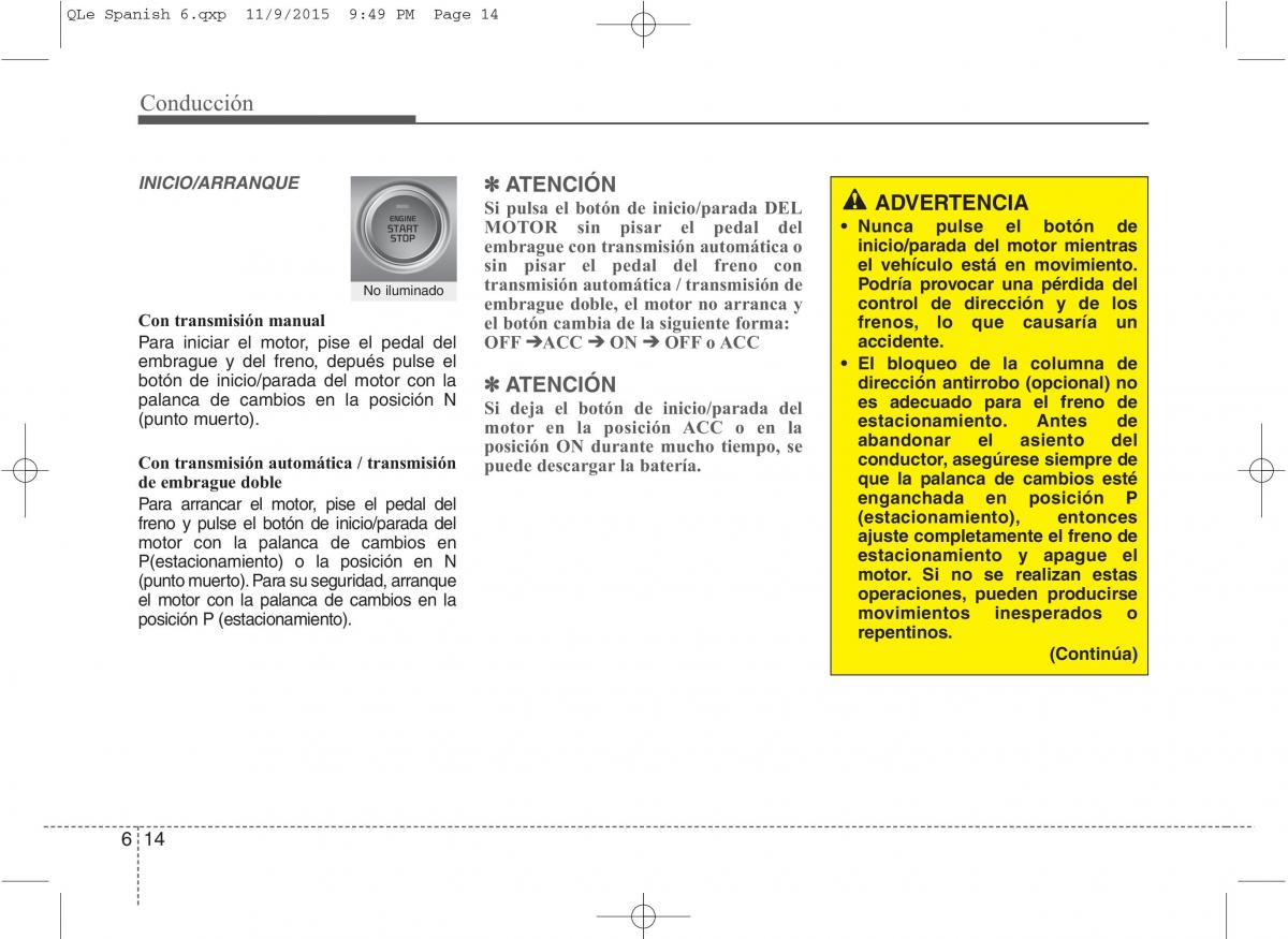 KIA Sportage IV manual del propietario / page 403