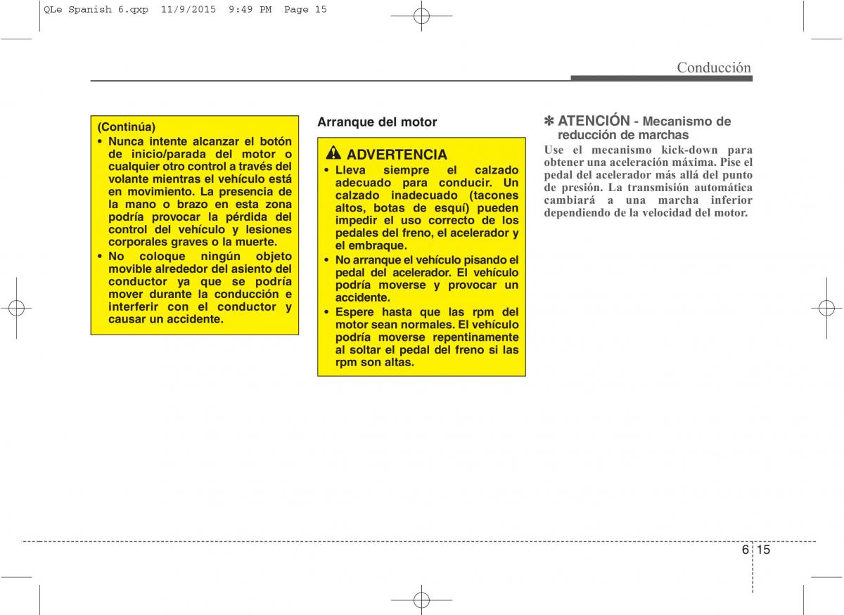 KIA Sportage IV manual del propietario / page 404