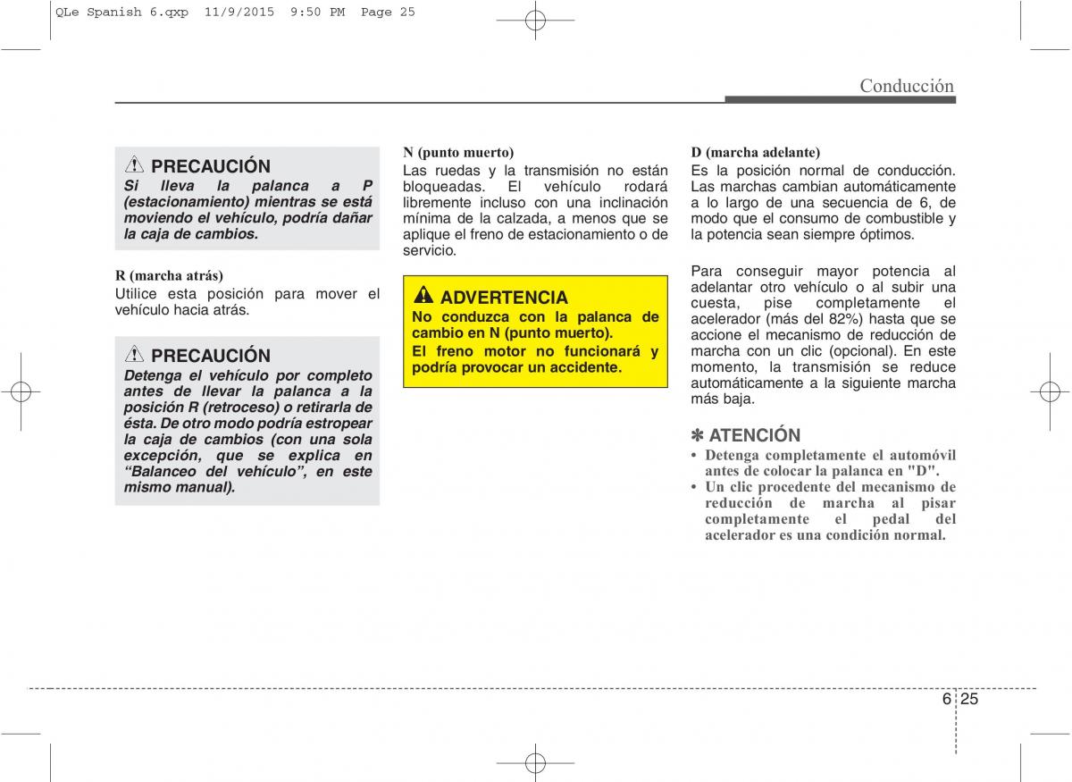 KIA Sportage IV manual del propietario / page 414