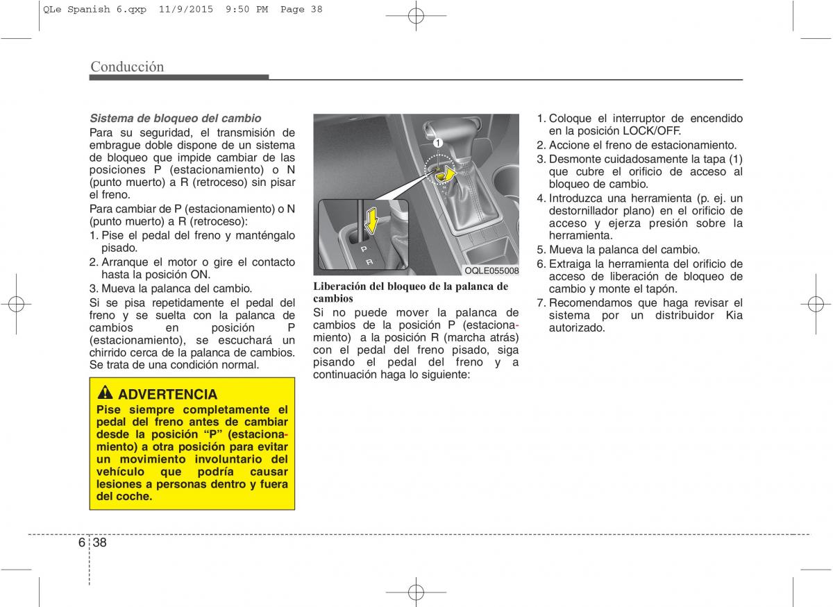 KIA Sportage IV manual del propietario / page 427