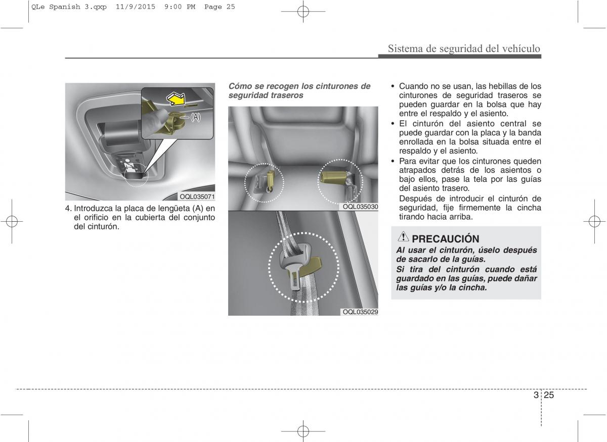 KIA Sportage IV manual del propietario / page 43