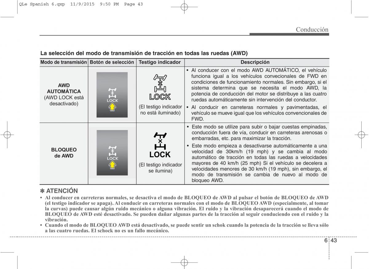 KIA Sportage IV manual del propietario / page 432