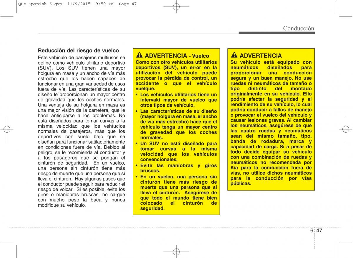 KIA Sportage IV manual del propietario / page 436