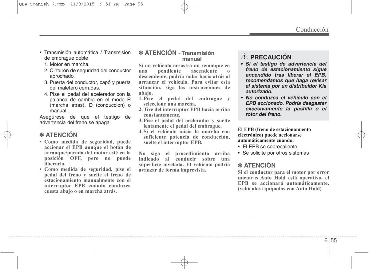 KIA Sportage IV manual del propietario / page 444